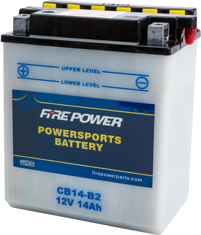 WPS Fire Power CB14-B2 Battery #CB14-B2 for Honda VT800C Shadow 800 1988 - Imagem 1 de 1