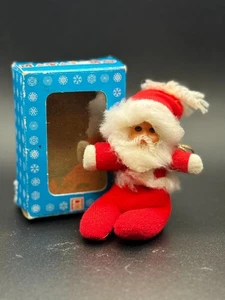 Papá Noel parpadeante miniatura arena suave adorno italiano - Imagen 1 de 15