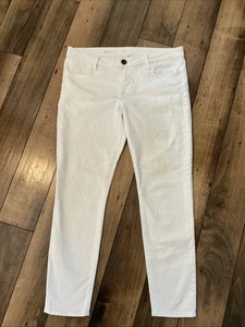 KUT FROM THE KLOTH HIGH RISE BRIGITTE ANKLE SKINNY WOMEN’S JEANS SZ.12 SNOWWHITE - Picture 1 of 19