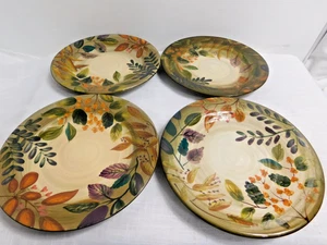 H7 - Home Trends Shadowwood Dinner Plates Lot of 4 - Picture 1 of 5