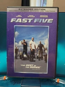 Fast Five Dvd - Picture 1 of 3