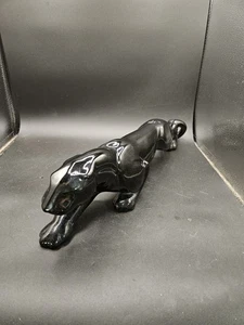 VTG. Royal Hager Stalking Black Panther Figurine - Afbeelding 1 van 6