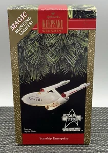Star Trek Starship Enterprise Hallmark 1991 Keepsake Ornament 25th Anniv. - Picture 1 of 4