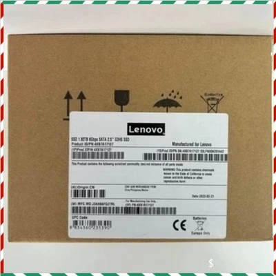 Lenovo 4XB7A17127 ThinkSystem 02JG584 1.92TB 2.5" Mixed Use 6Gb SATA HS SSD NEW - Image 1 of 4