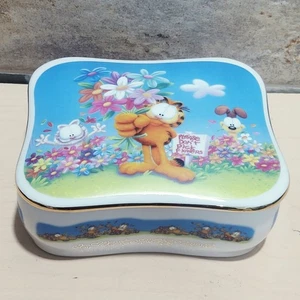 Music box Garfield vintage Danbury come nuovo tutti amano qualcuno - Foto 1 di 12