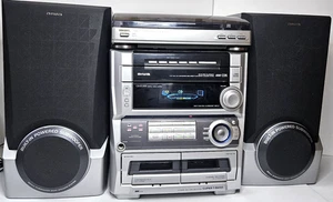 AIWA CX-ZL500 5 Disc CD Sound system W/ PX-E860 Record Player. Repair or Parts - Picture 1 of 24