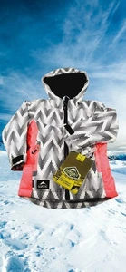 BRAND NEW Surfanic Kids Surfex Ski Jacket Coat Winter Age 3-4 Waterproof Multi - Picture 1 of 24
