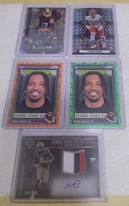 Jayden Daniels, Antonio Gibson, Noah Brown, Commanders RC patch auto SP (12) - Picture 1 of 3