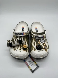New Nascar Realtree Classic Sandals Clog Camo Crocs Jibbitz 210827-90H Size 10 - Picture 1 of 6