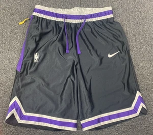 Nike LA LAKERS Courtside NBA Basketball Shorts Mens Medium Black CV3937-010 - Picture 1 of 15