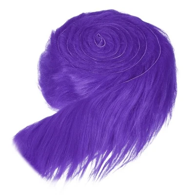Faux Fur Fabric, Plush Faux Fur Fluffy Fuzzy Fabric for Crafts, Purple - Image 1 of 4