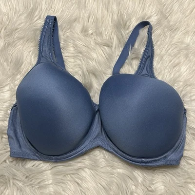 Sutiã Wacoal 36DD azul básico espaçador de beleza com aro camiseta fechamento traseiro 853192 - Imagem 1 de 4