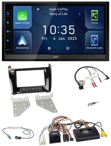 JVC DAB Bluetooth Lenkrad USB 2DIN Autoradio für VW Polo 6C 6R 2014-2017 piano - Bild 1 von 12