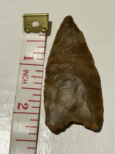 Super Fine Clark Co. Kentucky Paleo Red Stone Clovis Arrowhead No Coa Relic - Picture 1 of 7