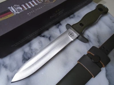 Bundeswehr German Army Fixed Blade Knife MI211 Spearpoint OD Green 10.30" OA New - Image 1 of 4
