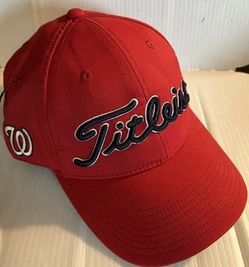 Washington Nationals Mütze/Kappe Riemen hinten Titleist Golf rot MLB Baseball Herren neu - Bild 1 von 7