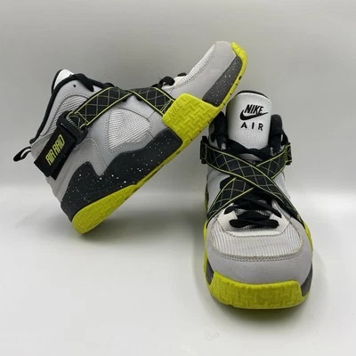 Nike Air Raid Zapatos Talla 7Y Lobo Gris Veneno Verde Equipo Tenis de Baloncesto Foto 1 de 4