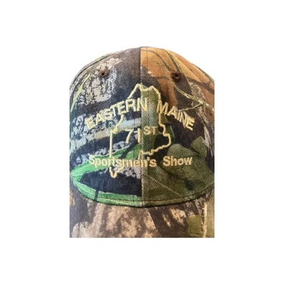 Sombrero de camionero camuflaje Maine 71st Sportsman Show Snap Back Foto 1 de 4