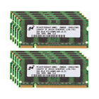 Lot Micron 2GB 2G DDR2 800MHz PC2-6400S 200PIN SO-DIMM Laptop Memory RAM PC6400