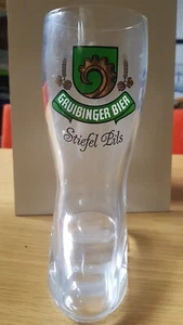 Glasstiefel Gruibinger Bier Stiefel Pils Eichmaß 0,3 l sahm - Bild 1 von 1