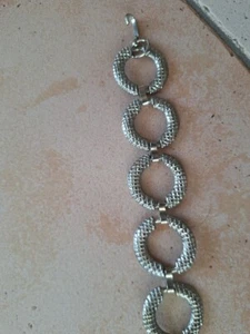 Ring-/Kettengürtel, silber, Ringe 80 cm, mit Verlängerung 95 Länge8 - Bild 1 von 2