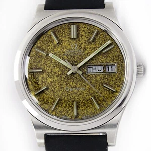 Vintage Omega Geneve Automatic Rare Tropical Patina Steel Serviced Watch C.1973 - Picture 1 of 23