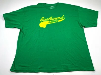 Eastbound & Down 3X Green Ripple Junction T-Shirt Kenny Powers #55 Danny McBride Foto 1 de 4