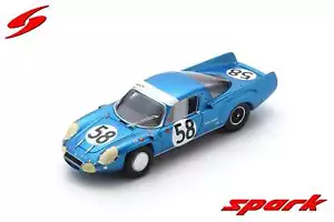 Spark S5692 1/43 ALPINE A210 #58 24H Le Mans 1967 P. Vidal - L. Cella Modelo Car - Imagen 1 de 6