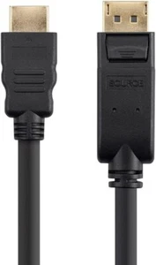 Monoprice Select Series DisplayPort 1.2 to HDTV Cable, 3ft Black - Picture 1 of 2