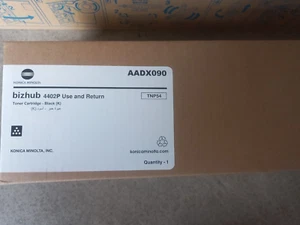 GENUINE KONICA MINOLTA TNP54 BLACK TONER CARTRIDGE BIZHUB 4402 P AADX090 - Picture 1 of 3