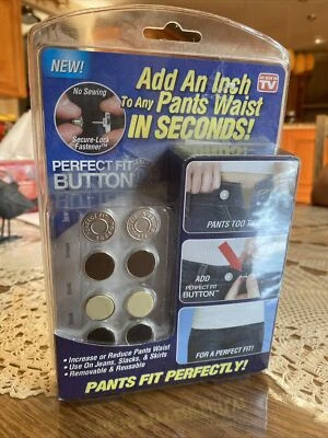 As Seen On TV Perfect Fit Button Add Inch to Any Pants Waist Instant Deluxe - Image 1 of 4