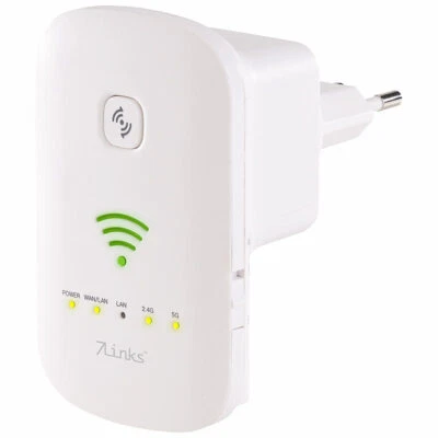 7links Dualband-WLAN-Repeater, Access Point & Router, 1.200 Mbit/s, WPS-Taste