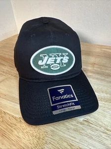 Fanatics New York Jets Hat Cap Flex Fit L/XL NFL Pro Line Black New - Picture 1 of 7