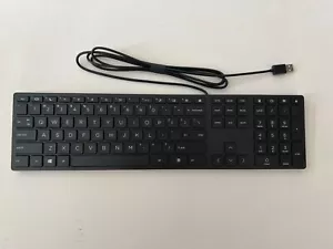 Teclado HP Halley USB Keyboard DIB US QWERTY Layout negro L96909-001 320K - Imagen 1 de 5