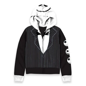 Jack Skellington Boy's Graphic Long Sleeve Hoodie Size XXL (18) - Picture 1 of 5