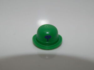 Lego grüne Minifiguren, Kopfbedeckung Mütze, Bowler & lila Frage Mark Riddler HP #48