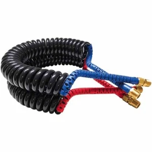 Mangueras enrolladas de freno de aire de 40 mm de diámetro para reparación torcida de 12 pies - Par - Imagen 1 de 3