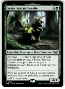 Kona, Rescue Beastie (0299) Duskmourn: House of Horror NM MTG MAGIC - Picture 1 of 1