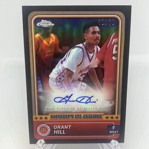 2024 Topps Chrome McDonald's A/A - Black Parallel #44 Grant Hill Auto #10/10 - Picture 1 of 2