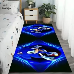 Tappeto passatoia corridoio super sonico tappeto comodino lavabile 2x6 piedi supporto gomma - Foto 1 di 5