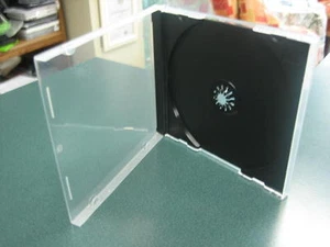 100 NUEVOS ESTUCHES DE CD DE POLIETILENO ÚNICO DE 10,4 MM ""IRROMPIBLES"" CON BANDEJA NEGRA ENSAMBLADOS BL1400 - Imagen 1 de 1