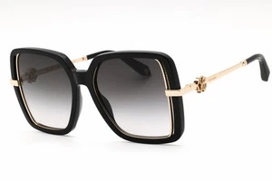 ROBERTO CAVALLI SRC007 0700 Sunglasses Black Frame Grey Gradient Lenses 55mm - Picture 1 of 4
