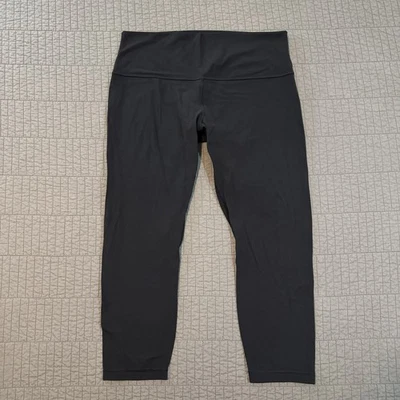 Lululemon Leggings Women's 14 Black Align Crop 21" Athleisure Workout Gym Yoga - Image 1 of 4