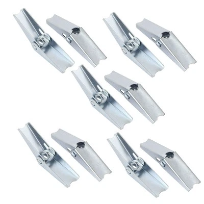 10 stücke M8 Dia Innengewinde Gefederte Hohlwand Toggle Flügelmutter Neue - Bild 1 von 2