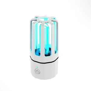 Portable Mini Ozone UV Lamp for Car Closet Fridge Hotel Air Purify Mite Removal - Picture 1 of 14