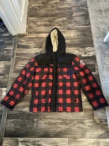 Levi's Youth Quilted Jacket Boys XL Buffalo Plaid Coat - Picture 1 of 7