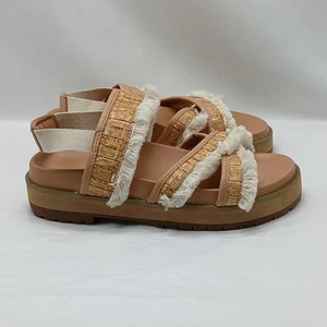 Coconuts By Matisse Fuji Platform Sandals Shoes Women's Size 6M Tan Beige - Picture 1 of 9