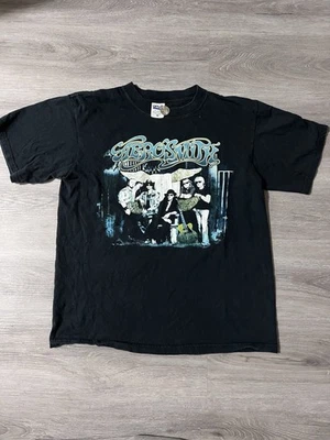 Vintage 00s 2006 Aerosmith Tour Shirt Medium Faded Double Sided - Image 1 of 4