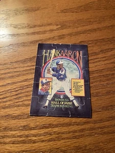 Rompecabezas Donruss Hall of Fame Diamond King 1986/87 Hank Aaron/Roberto Clemente - Imagen 1 de 4