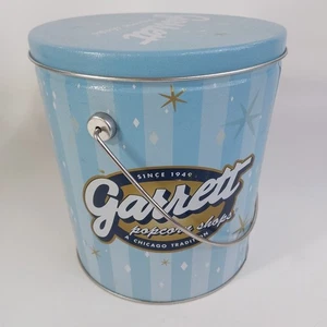 Lata de palomitas Garrett Popcorn Shops, coleccionable Chicago, tapa y mango - Imagen 1 de 5